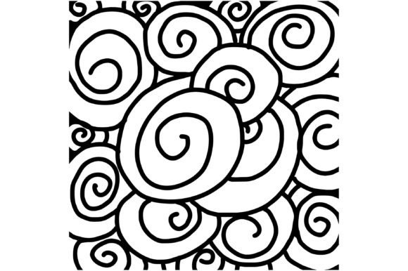 Download Swirl Shell Line Art Pattern - Premium Resources